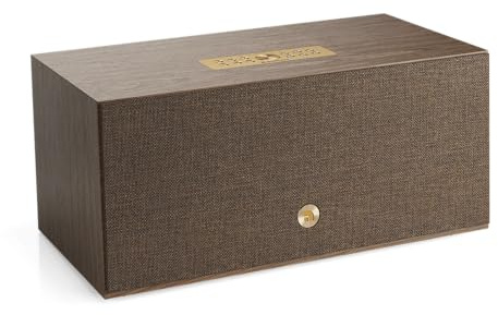 Audio Pro Enceinte stéréo multiroom sans fil C20W 190W Class-D Amplificateur, HDMI ARC, AirPlay 2, Google Cast, Bluetooth 5.0, entrée phono, sortie caisson de basses (noyer)