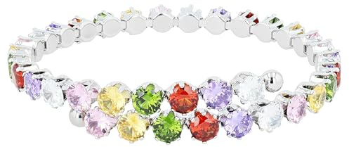Akzent Armband Damen - Premium Armband Damen in bicolor aus Edelstahl, 100% Wasserfest & Hautverträglich