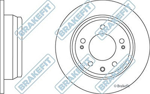 HYUNDAI ix20 Rear Brake Disc DK6117 1.4 ltr 01/201001/1900 (Pair)