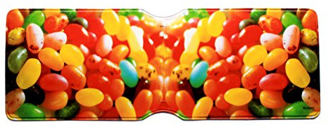 (80+ Designs) Bus Pass Wallet Credit Travel Rail Ticket Card Holder for Oyster Zip Business ID Card - Bifold - Party Bag Gift School Leaver (Jelly Bean)