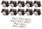 RDEXP 10PCS Keyless Locks Riegelknopfschrank für RV-Schubladenschrank