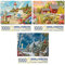 Bits and Pieces - Set mit drei (3) 1000-teiligen Puzzles für Erwachsene – jedes Puzzle misst 50,8 x 68,6 cm – Erwachen, Leitlichter und Daydream Puzzles von Künstler Alan Giana