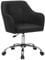SONGMICS Homeoffice Stuhl, Drehstuhl, Schreibtischstuhl, höhenverstellbar, bis 110 kg belastbar, atmungsaktiver Stoff, für Arbeitszimmer, Schlafzimmer, schwarz OBG019B01