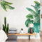 Runtoo Stickers Muraux Feuilles de Palmier Autocollant Mural Plantes Tropicales Deco Stickers Chambre Enfants Bébé Salon Décoration