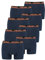 HEAD 8 er Pack Herren Boxer Boxershorts Basic Pant Unterwäsche, Farbe:010 - Blue/Orange, Bekleidungsgröße:L