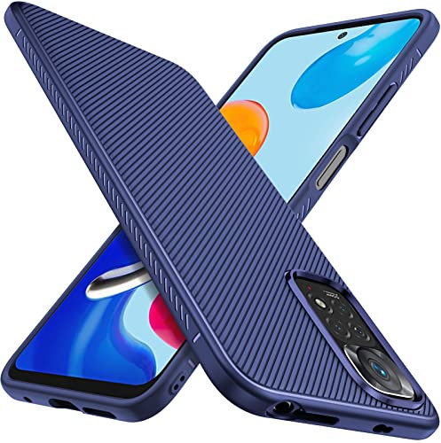 iBetterTEC Hülle Kompatibel mit Xiaomi Redmi Note 11 / 11S 4G, Ultra Thin Schutzhülle Tough Handyhülle.Nicht Kompatibel mit Xiaomi Redmi Note 11 Pro 4G/5G. Blau