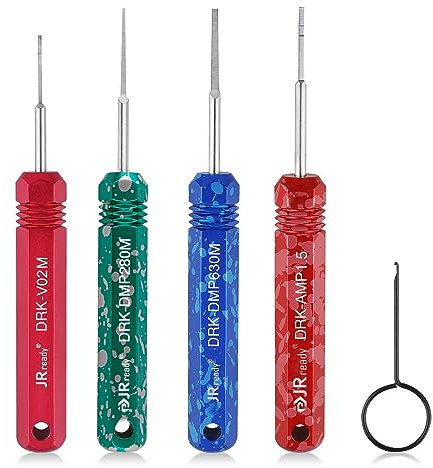 JRready ST5234 Nadelstangen-Ausdreher-Set, für AMP Super Seal1.5 Serie, Metri-Pack 150, 280, 480, 630, 800 Seies, TE 968880, 144431-1.144431-3er-Serie Metri-Pack Entfernungswerkzeug, Stiftausdreher.