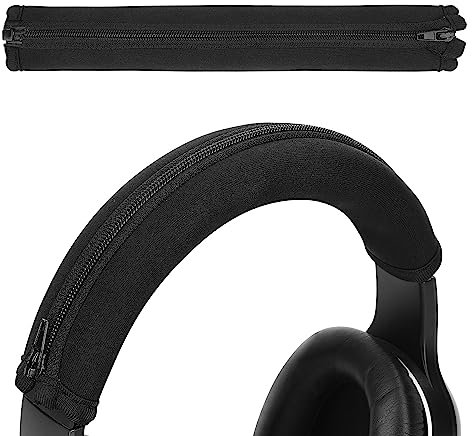 kwmobile Funda de Diadema Compatible con Sennheiser HD 4.50BTNC / HD4.40BT / HD4.30 / HD 350BT - Protector de Neopreno para Cascos - Negro