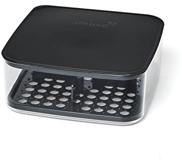 Harfield Tableware Amuse Large Speciality Cheese Meat Fridge Food Storage Box Deli Cold Cuts Containers Cheese Saver Adjustable