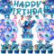 Kinder Geburtstag Deko, 35 PCS Geburtstagsdeko, Party Deko mit Banner, Cake Topper, Luftballon, Foil Balloons für Kinder Geeignet liefert
