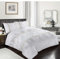 Homespace Direct Eleanor Lux Pin Tuck Duvet Cover Set White Super King Gold Laced