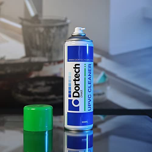 Dortech Direct Powerful UPVC Cleaner Spray for Doors & Window Frames, Removes Stubborn Muck Grime & Other Marks on all Synthetics UPVC Surfaces, Quick & Easy Use for Indoor and Outdoor - 2Pc x 500ml
