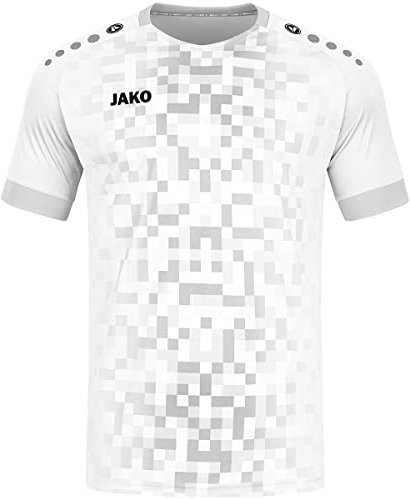 JAKO Herren Trikot Pixel (Kurzarm), Weiß, XL
