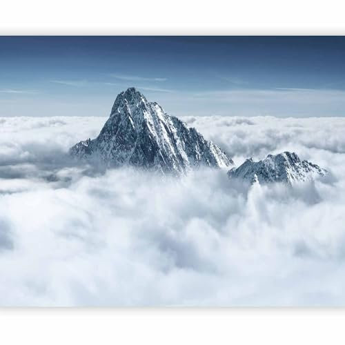 murando - Vlies Fototapete Gebirge 250x193cm - Foto Tapete Schlafzimmer Wohnzimmer Moderne Vliestapete XXL Wandtapete Motivtapeten 3d Effekt Wand Dekoration - Natur Landschaft Wolken Alpen Himmel