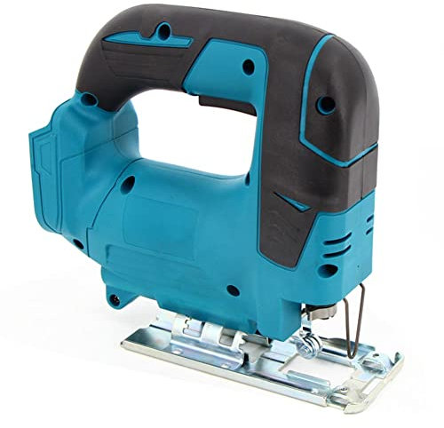 jumbans 1 scie sauteuse électrique sans fil multifonction pour le travail du bois - Bleu - Pour batterie 18 V