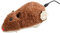 Zeizafa Mini souris en peluche à remonter - Aspect réaliste - Avec queue tourbillonnante - Jouet interactif, Accessoire Chat, Cadeaux Chat