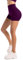 Walifrey Radlerhose Damen Kurze High Waist Shorts，Sporthose Damen Blickdicht Shorts Sommer für Yoga Plum Purple LXL