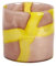 Lambert Varanasi Vase rosa/gelb H 20 cm D 20 cm