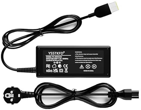 65W USB Laptop Ladekabel für Lenovo Thinkpad T440 T440s T450 T450s T460 T470 X250 X270 G70 G710 IdeaPad Flex 2 3 Yoga 11 11S ADLX65NLC3A ADLX65NLC2A Netzteil Ladegerät AC Adapte