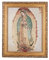 HZMAN Jungfrau Maria, Gemälde, Retro, handgefertigt, gewebt, Heilige unsere Dame, Guadalupe, Bild, Poster, Wand-Tischrahmen, für Wohnzimmer, Schlafzimmer, 25,4 x 20,3 cm