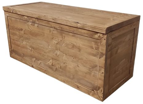 Cassapanca in Legno, Baule Contenitore, Porta Legna, Porta Oggetti, Modello Samuel Varie Misure