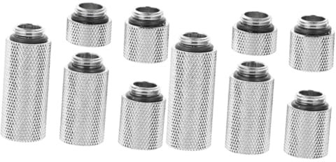 KONTONTY 2sätze Wassergekühlter Kupferadapter Verlängerungsstück Für Pc-wasserkühlung Robustes Langlebiges Material Mit Dichtungsring Für Minimale Leckage Für Computer-zubehör