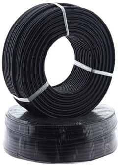 10m Electrical Wire, Flexible PVC Cable Wire 0.5mm² - 2.5mm², 6-50 core, RVV Pure Copper Cable, DIY Electric Wire(6-core x 1mm²)