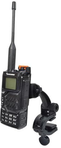 Universal Radio Desk Mount, Walkie-Talkie/CB Microphone Adjustable Plane Bracket for Baofeng Quansheng Kenwood Retevis Motorola Kenwood CB Handheld Transceivers