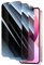 Fynorao 3 Piezas Protector Pantalla Privacidad para iPhone 16e/13/13 Pro/14, Cristal Vidrio Templado Antiespia, Dureza 9H, Anti-rasguño, Anti-caída, Antihuellas, Sin burbujas, Duradero