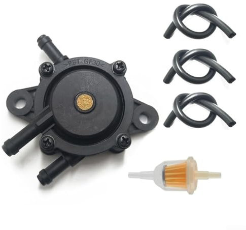 HEIBTENY Bomba de combustible con filtro y manguera de aceite compatible con motores, apto para Honda GX100U GC135 GC160, con filtro incorporado, 17 CV de 25 CV, OEM 491922 691034