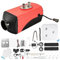 HALOYWB Riscaldatore da parcheggio a gasolio 5KW 24V Riscaldatore Notturno a gasolio con Interruttore LCD per Camion, Barca, rimorchio, Auto da Turismo, Camper, Camper (Nero + Rosso)