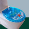 Toilettensitz schließt langsam und lockert Sich nie, Schnellverschluss Hochleistungs WC Sitz mit klaren Muscheln Abdeckung Acryl Sitze langlebiges Harz