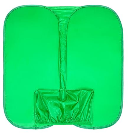 Streaming Green Screen Stuhl - Waschbarer Hintergrundtuch, verdickt mit 4 Klemmen | Live -Streaming -Webcam Green -Bildschirm Hintergrund
