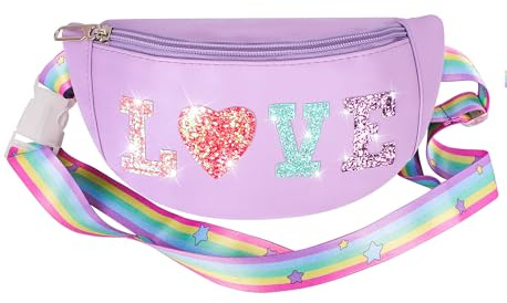 Bauchtasche, Gürteltasche, Crossbody-Tasche für Damen, Geburtstagsgeschenke für 4, 5, 6, 7, 8, 9, 10 Jahre, Mädchen, Geburtstags-Tasche für Kinder, Teenager, Mädchen, süße Sachen, Bauchtasche für