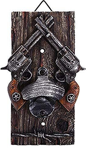 VAYEODEYU Sacacorchos, Abridor de cerveza, abrelatas, decoración de pared de 8 pulgadas