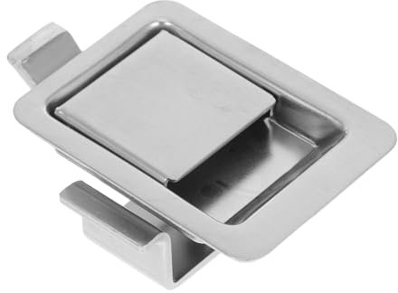 HEALLILY Cerradura de puerta de remolque de acero inoxidable multiusos para cajas de herramientas, congeladores y paneles eléctricos, seguridad fiable para almacenamiento en frío y remolques