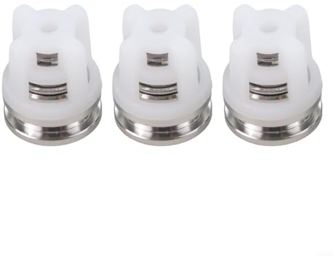 3PCS Check Valve Kit for Car Washing Machine High Pressure Washer Pump Head Repair, Long Lasting Plastic and Metal Replacement Parts for Smooth Water Flow(A)