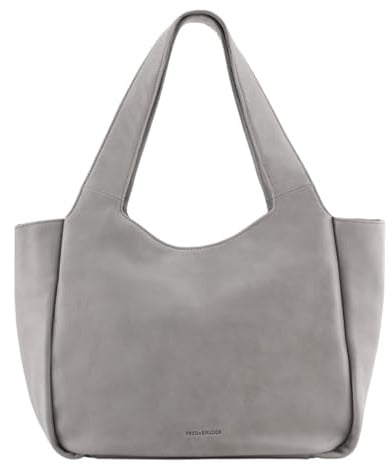 FREDsBRUDER Schultertasche Just Easy Shopper Light Grey hellgrau