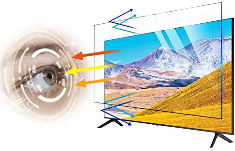 Dyqyym Eye Protection Anti Glare Computer Screen Cover Anti UV Eye Protection Filter Film Shield Filter Out Blue Light,65in 1429x804mm (65in 1429x804mm)