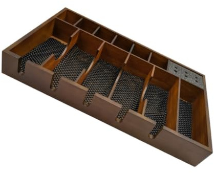 Ciieeo Praktische Aufbewahrungsbox mit Rationalem Gitterdesign für Elektrische Haarschneidemaschinen Holz Haartrimmerhalter und Großer Kapazität im Friseursalon