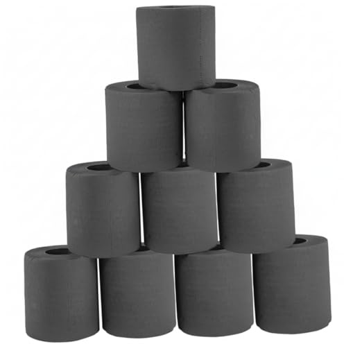 Papier toilette coloré, rouleau de papier toilette 4 plis, 10 pièces, rouleau 4 plis, pâte de bois vierge colorée pour un usage domestique et commercial