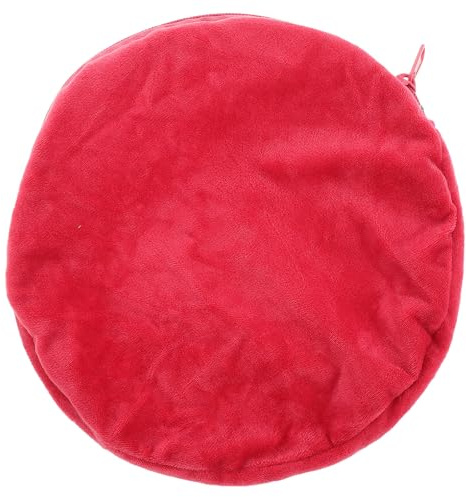 Lurrose Housse en Flanelle Ronde pour Bouillotte, Protection Isolante Douce et Confortable, Maintien Chaleur pour Plaques Chauffantes et Bouteilles D'eau Chaude