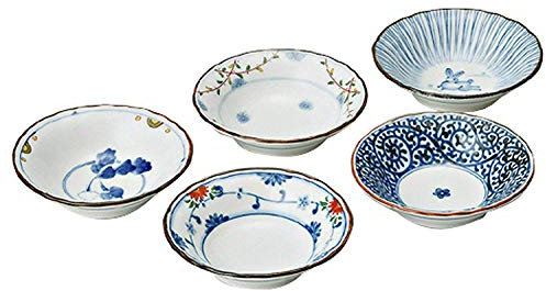 Saikai Pottery Piatti in porcellana tradizionali giapponesi Nishiki (set da 5 piatti) 31988 dal Giappone