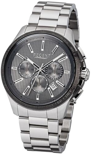 Regent HerrenArmbanduhr Chronograph Quarz Edelstahl 11150649