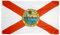 Flaggenfritze Fahne/Flagge USA Florida - 150 x 250 cm + gratis Sticker, XXL-Fahne