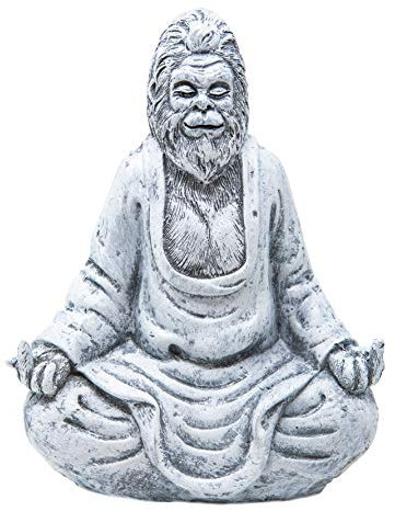 Funny Guy Mugs Gartenzwerg Statue - Mittelfinger Bigfoot - Gartenzwerg Skulptur für Terrasse, Hof oder Rasen