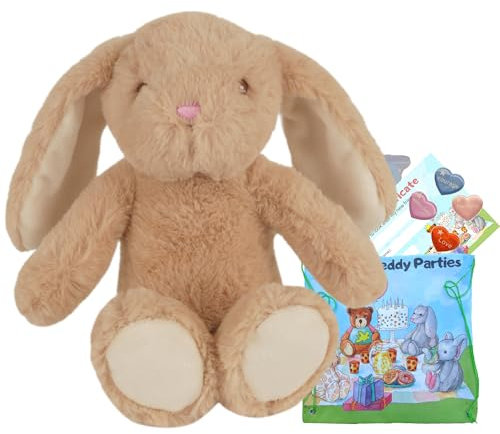 Splodge Teddy Parties Braunes Häschen groß: 40 cm - Teddybären zum Selbermachen - Basteln Sie Ihren eigenen Teddybären - ohne Nähen