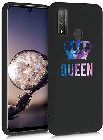 Yoedge Coque Huawei P Smart 2020 4G en Silicone Noir avec Impression personnalisée Corona Coque de Protection Ultra Fine Antichoc en Gel TPU pour Smartphone Huawei P Smart 2020 4G, 11