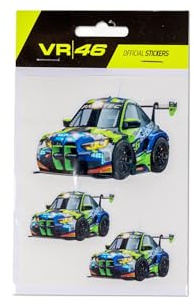 Valentino Rossi STICKER VALE AUTO,Unisex,MULTI,One Size