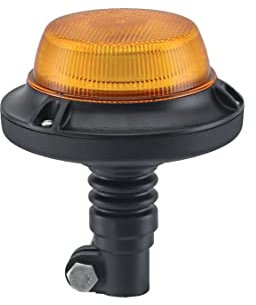 HELLA - LED-Blitz-Kennleuchte - Valuefit Slim - 12/24V - gelb - Rohrstutzen, flexibel - Menge: 1 - 2XD 357 980-011